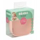 Beaba Silicone Suction Bowl - Pink / Green / Grey